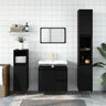 3 Piece Bathroom Furniture Set Engineered Wood