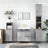 3 Piece Bathroom Furniture Set Engineered Wood