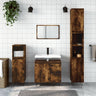 3 Piece Bathroom Furniture Set Engineered Wood