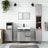 3 Piece Bathroom Furniture Set Engineered Wood