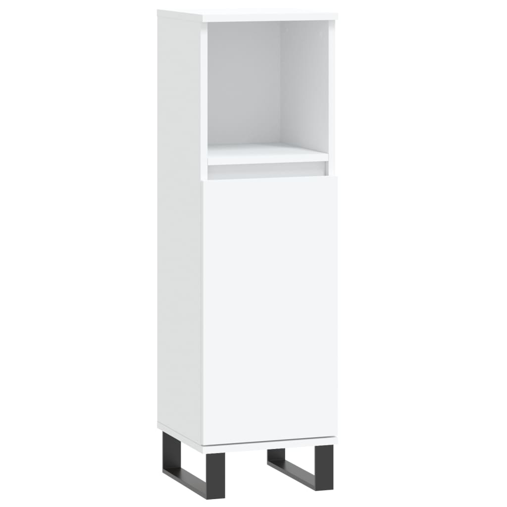 3 Piece Bathroom Furniture Set Engineered Wood