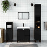 3 Piece Bathroom Furniture Set Engineered Wood