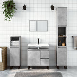 3 Piece Bathroom Furniture Set Engineered Wood