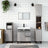 3 Piece Bathroom Furniture Set Engineered Wood