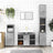 3 Piece Bathroom Furniture Set Engineered Wood