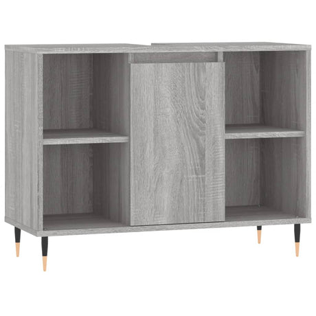 3 Piece Bathroom Furniture Set Engineered Wood