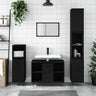 3 Piece Bathroom Furniture Set Engineered Wood