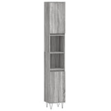 3 Piece Bathroom Furniture Set Engineered Wood
