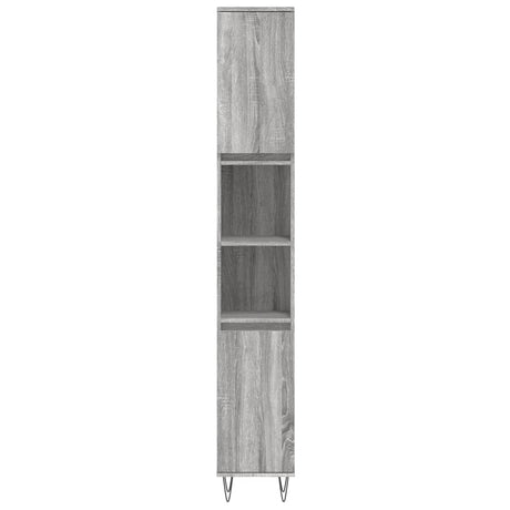 3 Piece Bathroom Furniture Set Engineered Wood