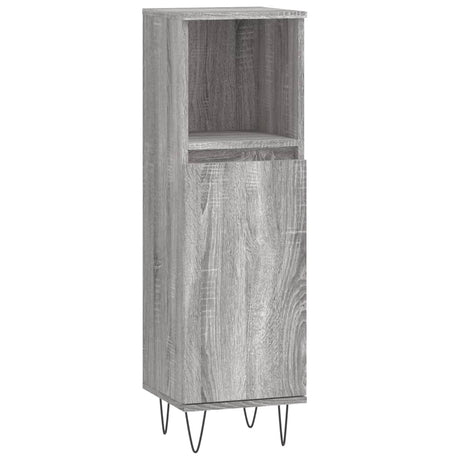 3 Piece Bathroom Furniture Set Engineered Wood