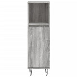 3 Piece Bathroom Furniture Set Engineered Wood
