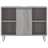 3 Piece Bathroom Furniture Set Engineered Wood