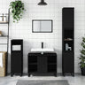 3 Piece Bathroom Furniture Set Engineered Wood