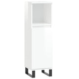3 Piece Bathroom Furniture Set Engineered Wood