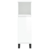 3 Piece Bathroom Furniture Set Engineered Wood