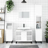 3 Piece Bathroom Furniture Set Engineered Wood