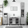 3 Piece Bathroom Furniture Set Engineered Wood