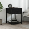 Bedside Table 44X45X58 Cm Engineered Wood