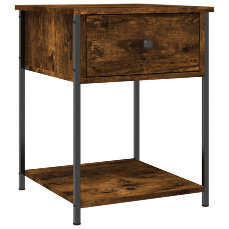 Bedside Table 44X45X58 Cm Engineered Wood