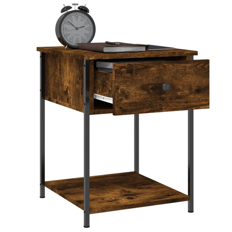 Bedside Table 44X45X58 Cm Engineered Wood