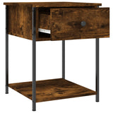 Bedside Table 44X45X58 Cm Engineered Wood