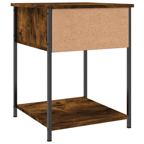Bedside Table 44X45X58 Cm Engineered Wood