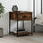 Bedside Table 44X45X58 Cm Engineered Wood