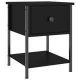 Bedside Table 34X35.5X45 Cm Engineered Wood
