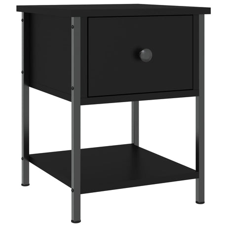Bedside Table 34X35.5X45 Cm Engineered Wood