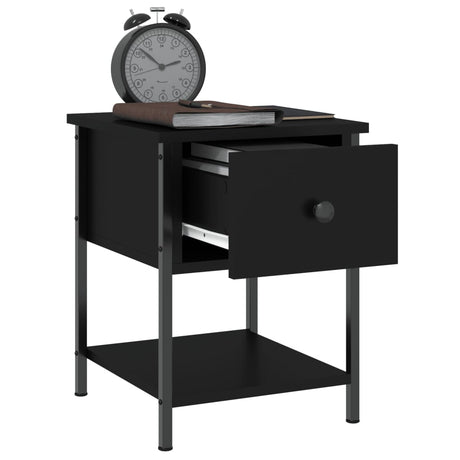 Bedside Table 34X35.5X45 Cm Engineered Wood