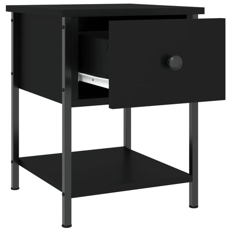 Bedside Table 34X35.5X45 Cm Engineered Wood