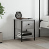 Bedside Table 34X35.5X45 Cm Engineered Wood