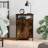 Bedside Cabinet 40X42X60 Cm Engineered Wood