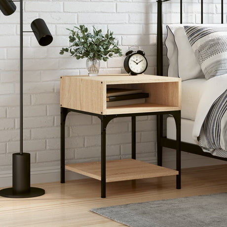 Bedside Table 40X41X50 Cm Engineered Wood