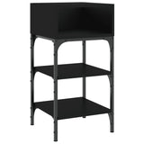 Bedside Table 35X34.5X70 Cm Engineered Wood