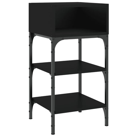 Bedside Table 35X34.5X70 Cm Engineered Wood