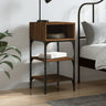 Bedside Table 35X34.5X70 Cm Engineered Wood