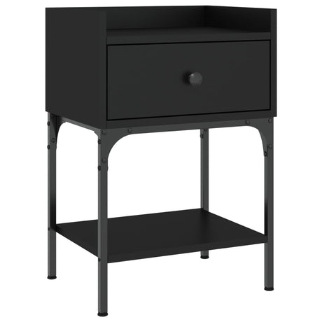 Bedside Table 40.5X31X60 Cm Engineered Wood