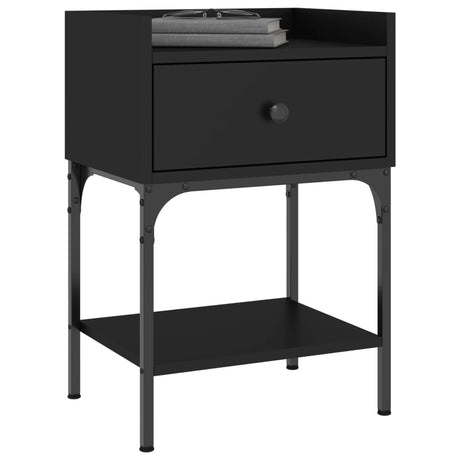 Bedside Table 40.5X31X60 Cm Engineered Wood