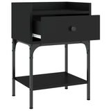 Bedside Table 40.5X31X60 Cm Engineered Wood