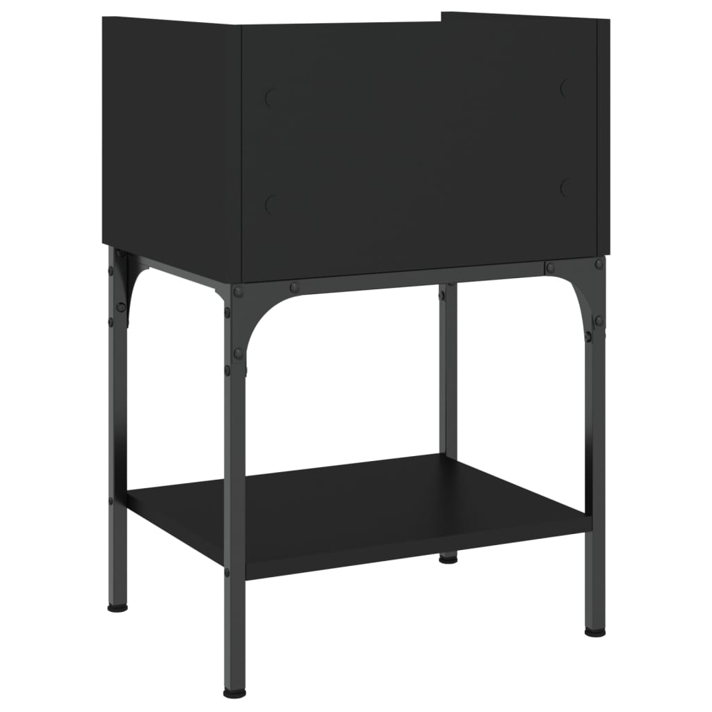 Bedside Table 40.5X31X60 Cm Engineered Wood