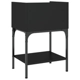 Bedside Table 40.5X31X60 Cm Engineered Wood