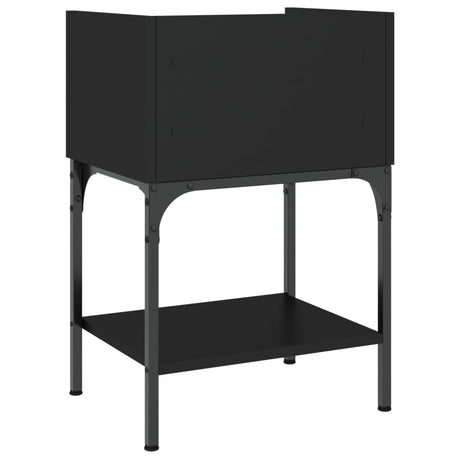 Bedside Table 40.5X31X60 Cm Engineered Wood
