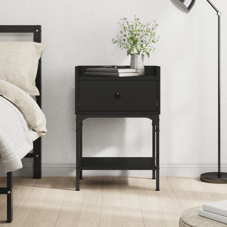 Bedside Table 40.5X31X60 Cm Engineered Wood