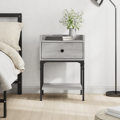 Bedside Table 40.5X31X60 Cm Engineered Wood