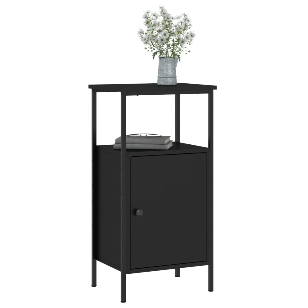Bedside Cabinet 41X31X80 Cm Engineered Wood