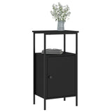 Bedside Cabinet 41X31X80 Cm Engineered Wood