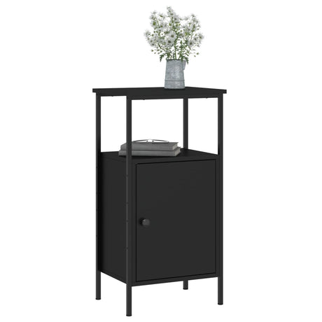 Bedside Cabinet 41X31X80 Cm Engineered Wood