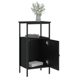 Bedside Cabinet 41X31X80 Cm Engineered Wood