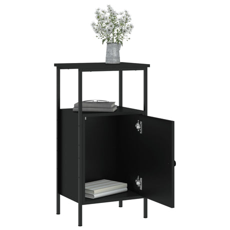 Bedside Cabinet 41X31X80 Cm Engineered Wood